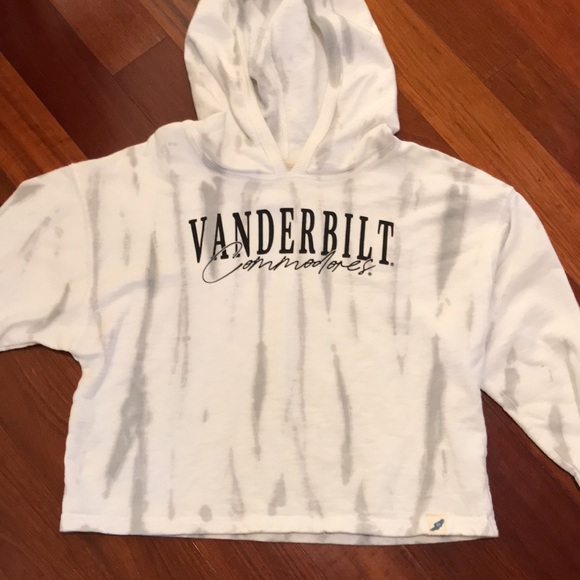 Vanderbilt Commodore merch Hoodie cropped size small - Picture 1 of 6